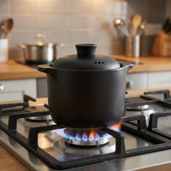 Porcelain Cooking Pot 20 cm